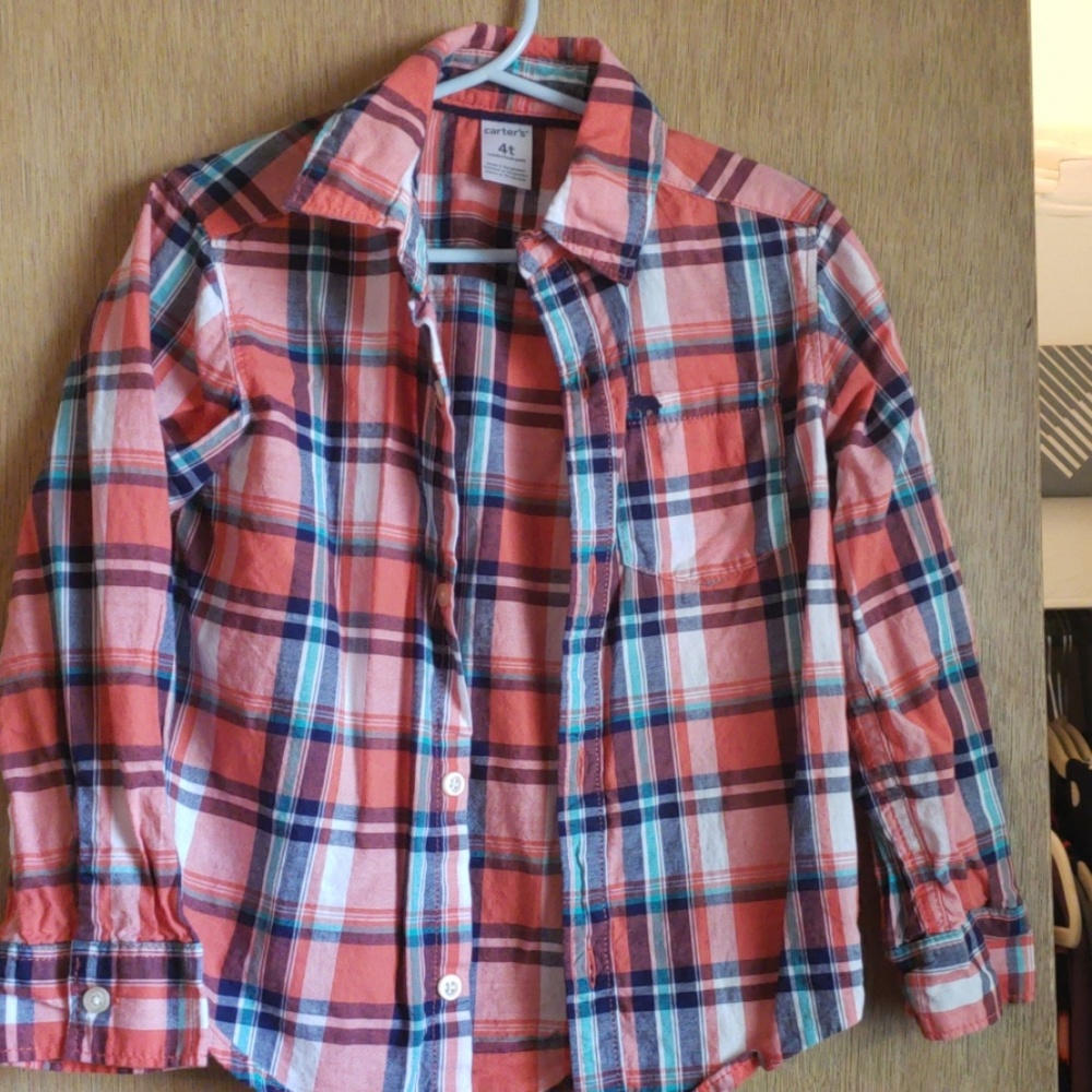 Little boys button down shirt
